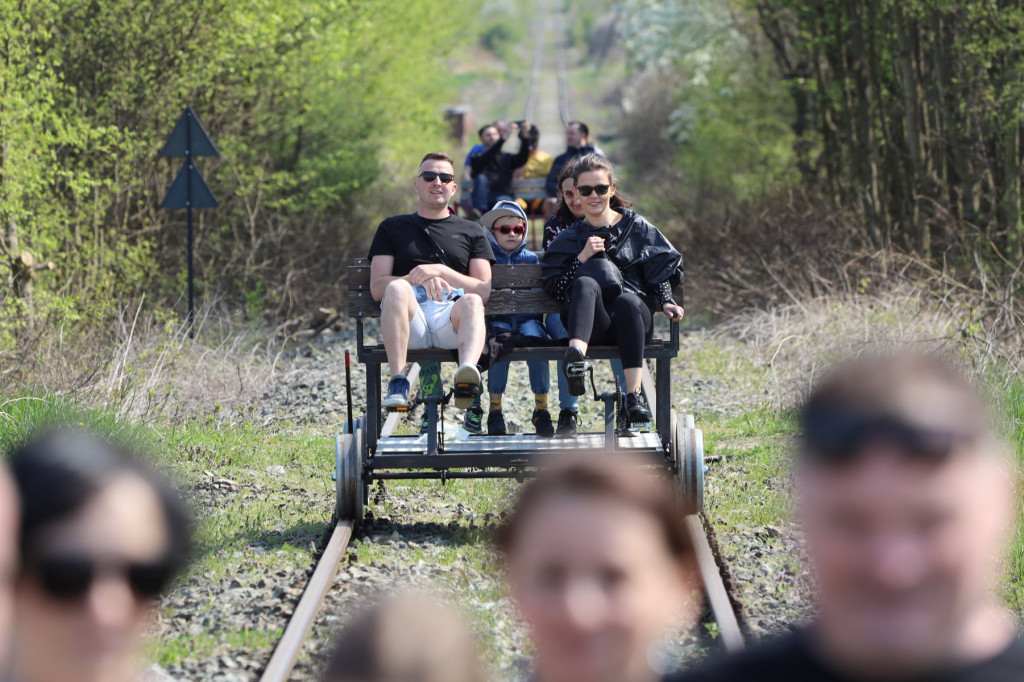 Majówka z Jarocińską Koleją Drezynową