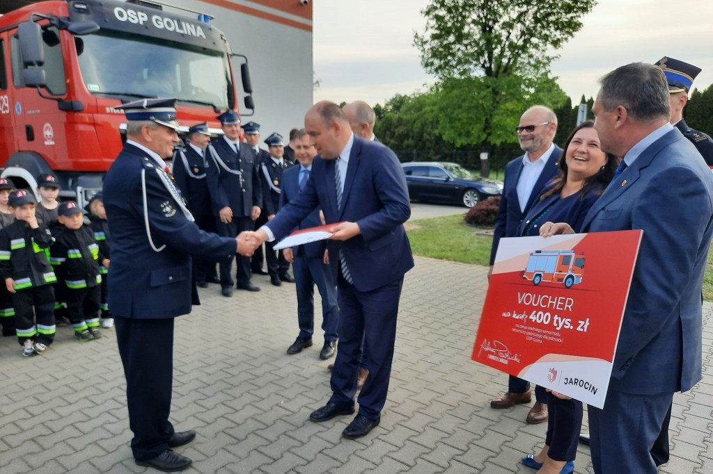Pieniądze dla OSP Golina na nowy pojazd