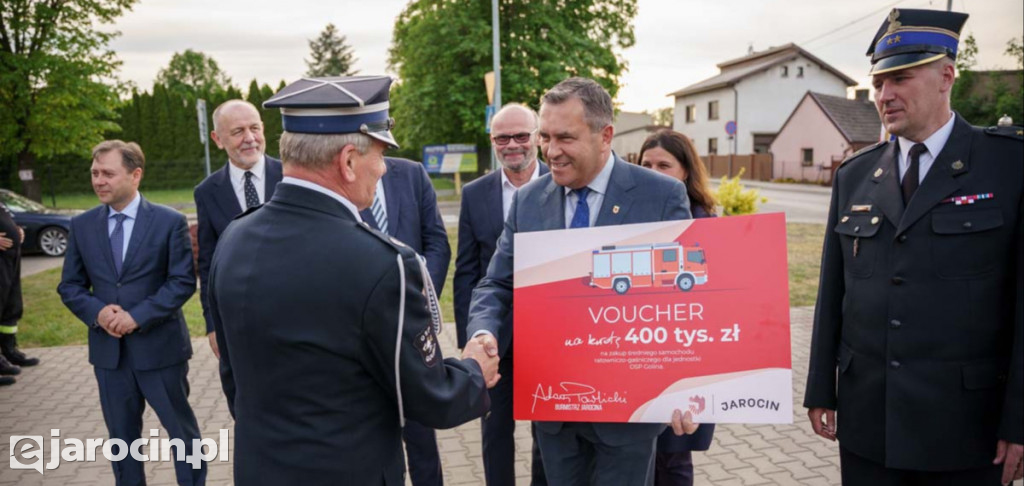Pieniądze dla OSP Golina na nowy pojazd