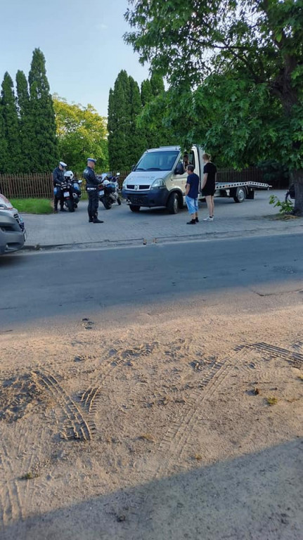 Twardów. Potrącenie rowerzysty