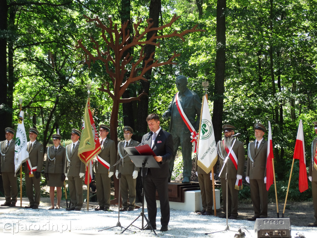 Odsłonięcie pomnika prof. Szyszko w Jarocinie