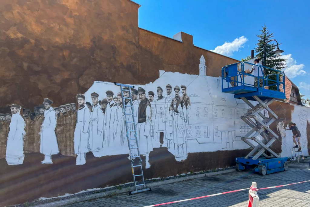 Nowy mural powstaje w Jarocinie