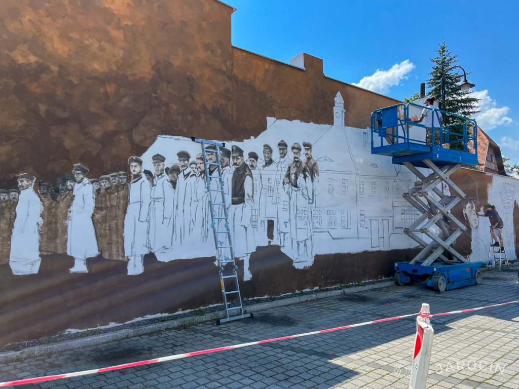 Nowy mural powstaje w Jarocinie