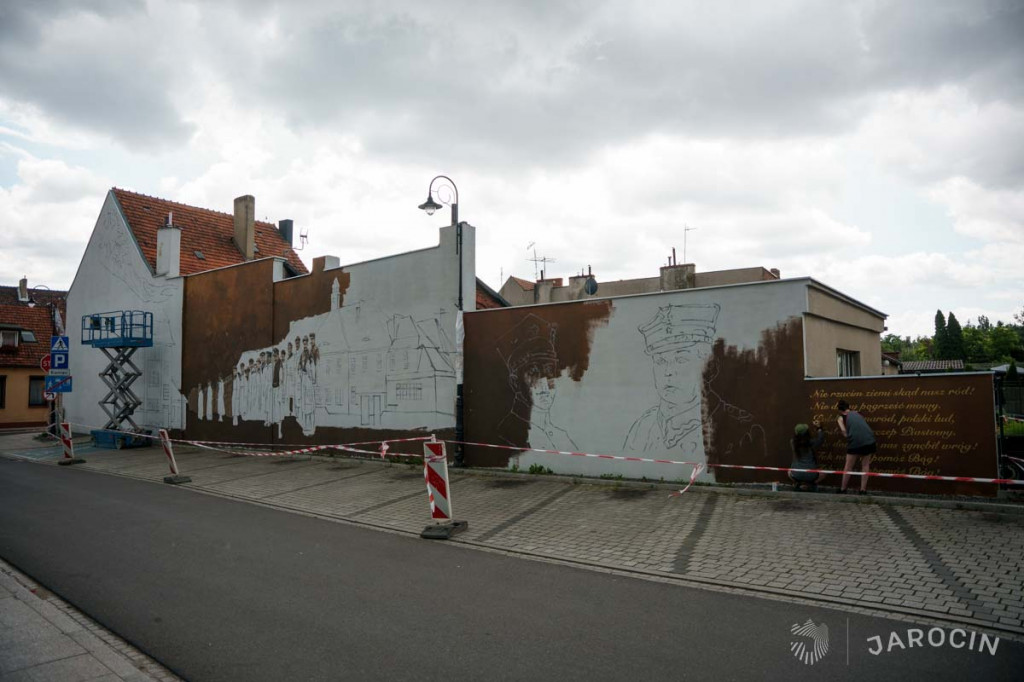 Nowy mural powstaje w Jarocinie