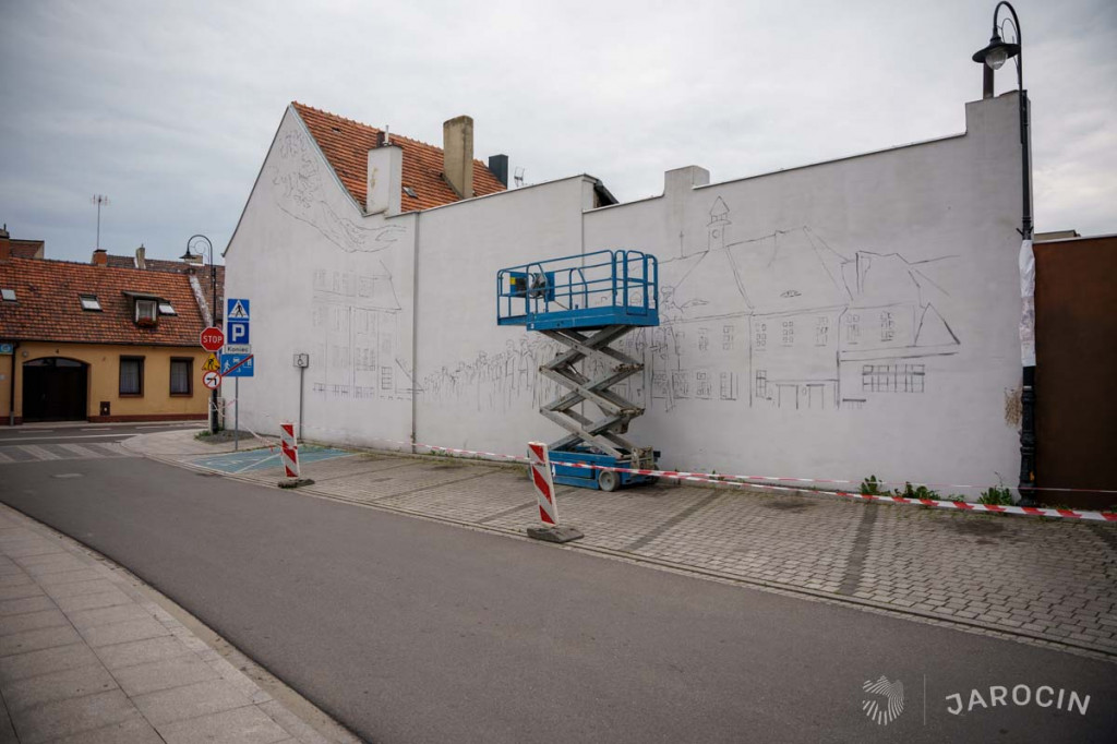 Nowy mural powstaje w Jarocinie