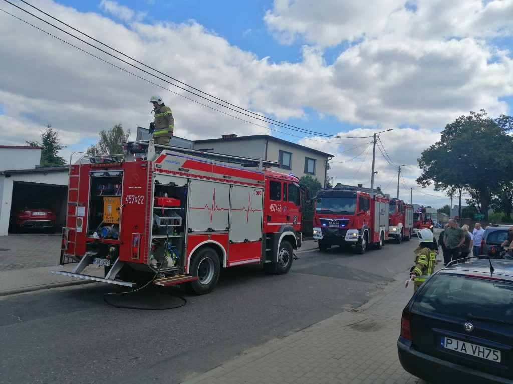Niedzielny pożar w Wilkowyi