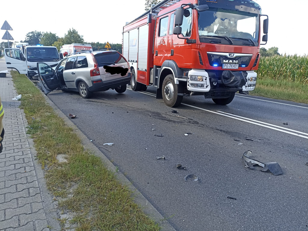 Wypadek na al. Wolności w Witaszycach