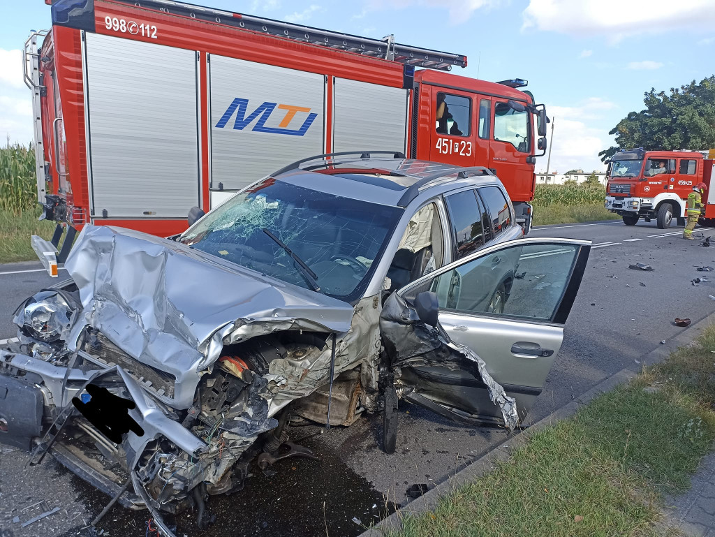 Wypadek na al. Wolności w Witaszycach