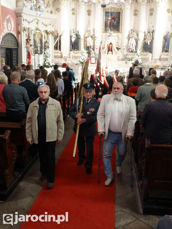 Odsłonięcie pamiątkowej tablicy na murze kościoła pw. św. Marcina