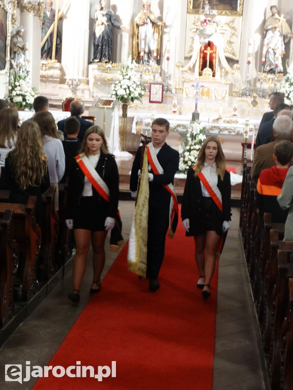 Odsłonięcie pamiątkowej tablicy na murze kościoła pw. św. Marcina