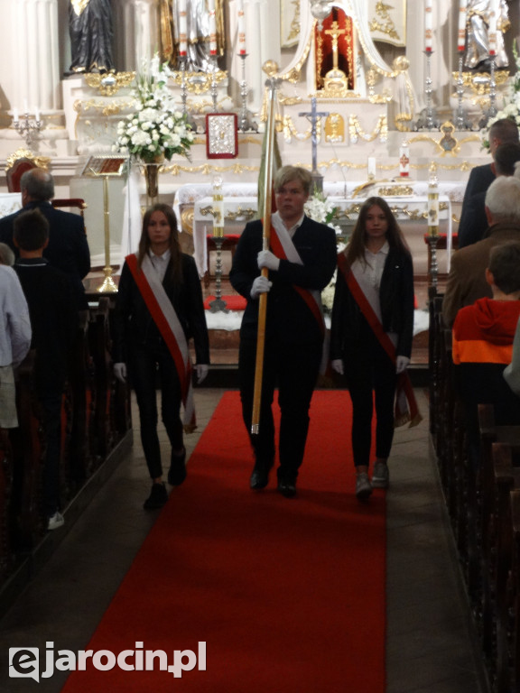 Odsłonięcie pamiątkowej tablicy na murze kościoła pw. św. Marcina