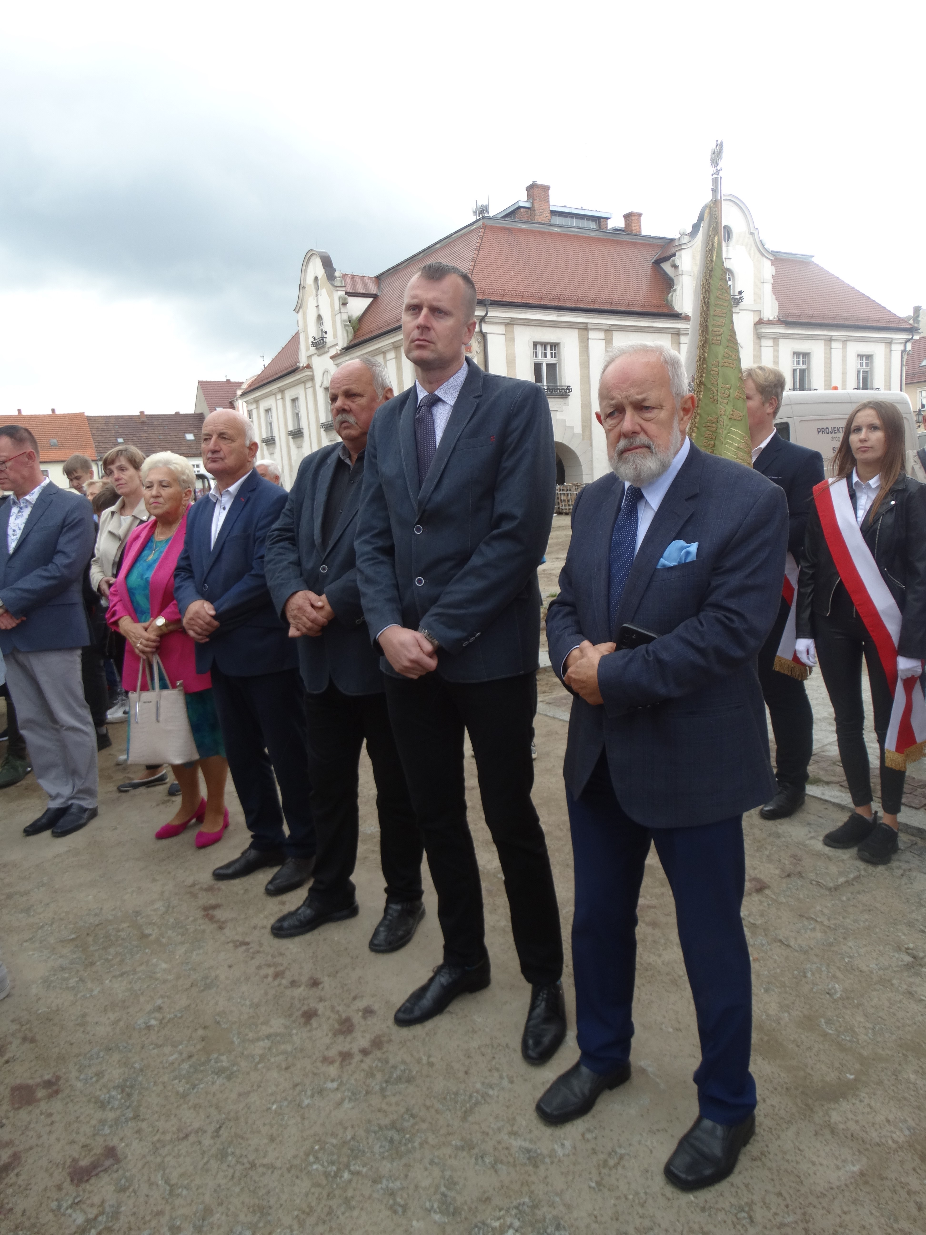 Odsłonięcie pamiątkowej tablicy na murze kościoła pw. św. Marcina