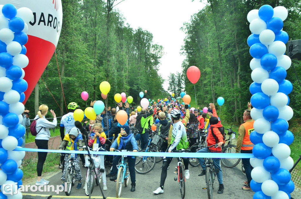 Otwarcie Alei Światowego Dnia Roweru w Jarocinie
