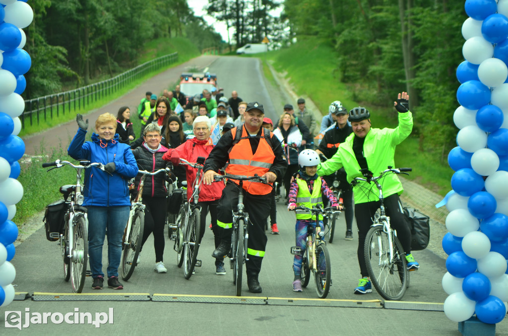 Otwarcie Alei Światowego Dnia Roweru w Jarocinie