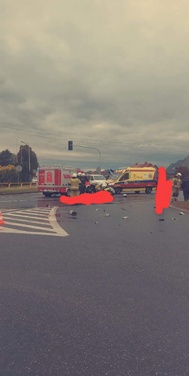 Wypadek w Klęce
