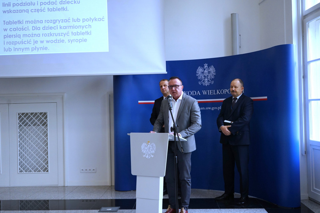 Konferencja wojewody w sprawie dystrybucji jodku potasu