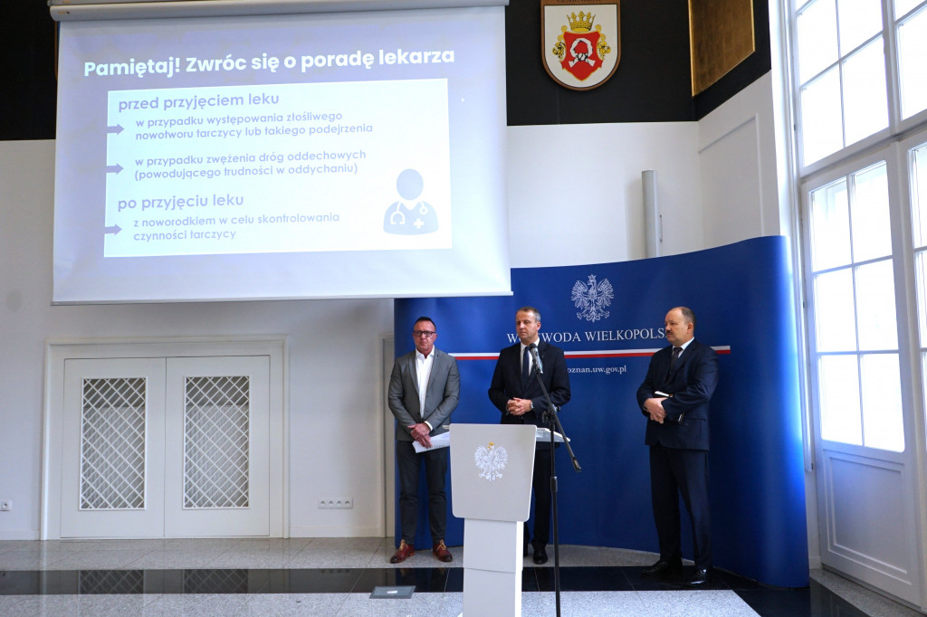 Konferencja wojewody w sprawie dystrybucji jodku potasu