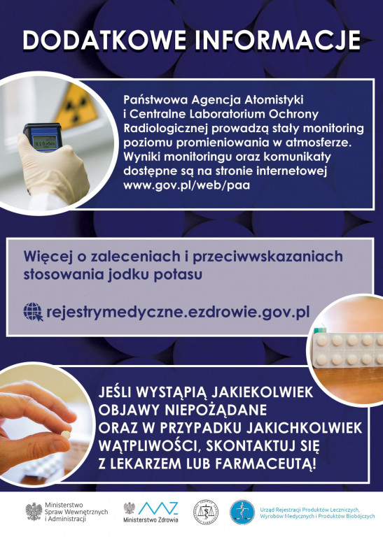 Zagrożenie radiacyjne - ważne informacje dotyczące jodku potasu