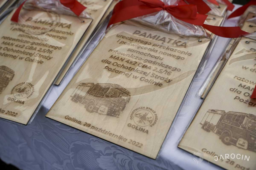 Nowy wóz dla strażaków z Goliny