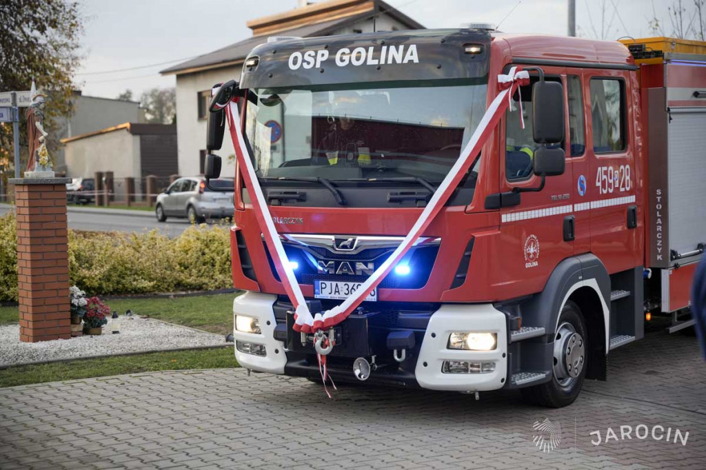 Nowy wóz dla strażaków z Goliny