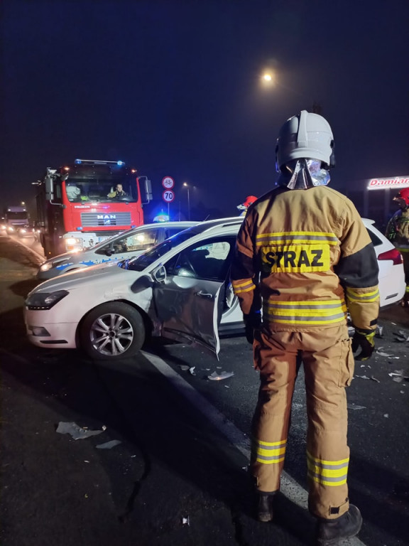 Wypadek na drodze krajowej w Witaszyczkach