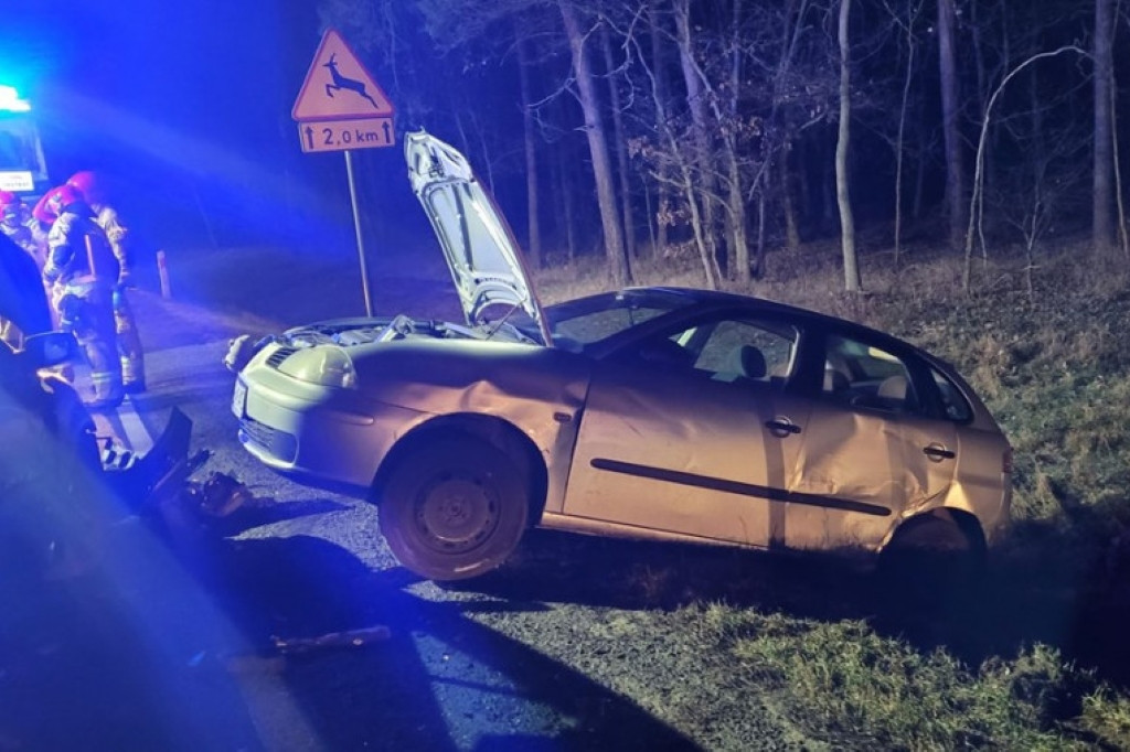 Wypadek między Miąskowem a Miłosławiem z udziałem jarociniaka