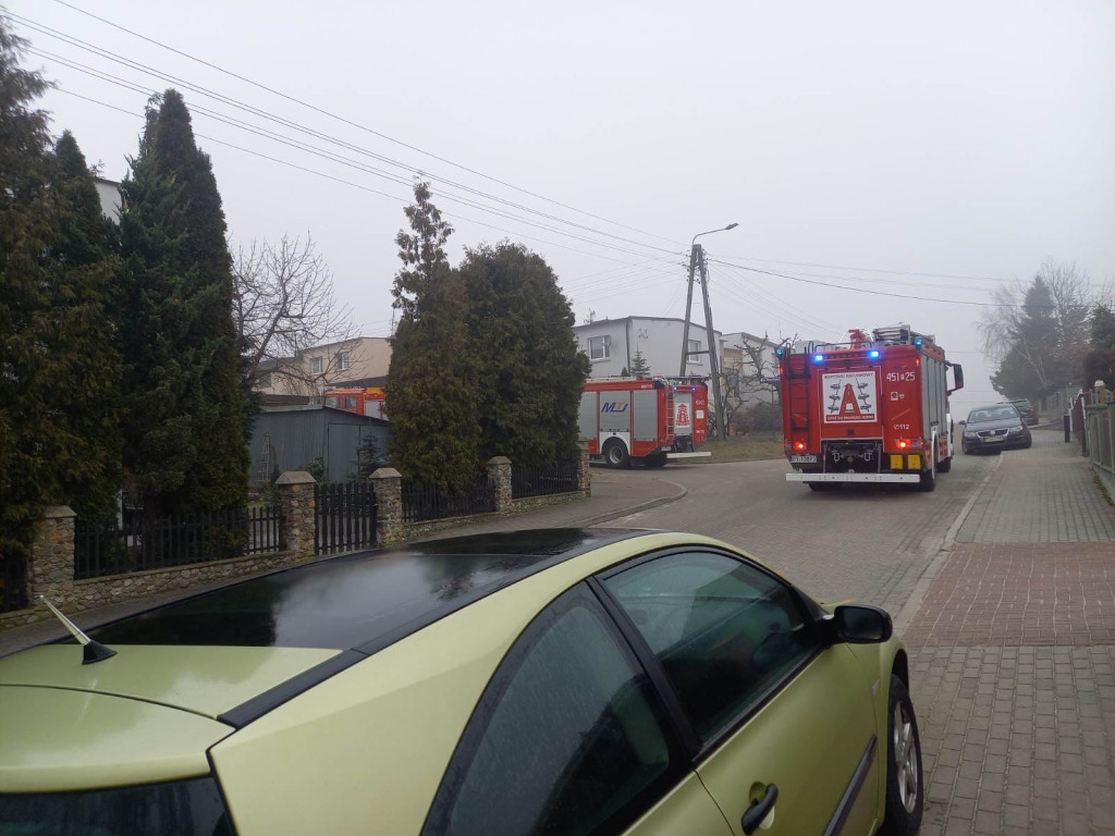 Pożar w stolarni w Żerkowie