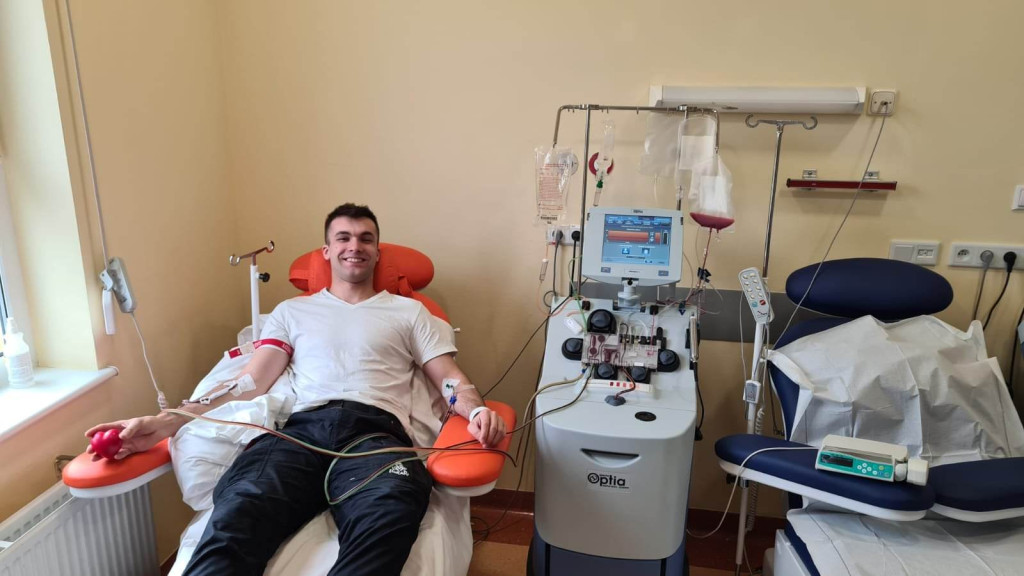 Jarociński policjant został dawcą szpiku