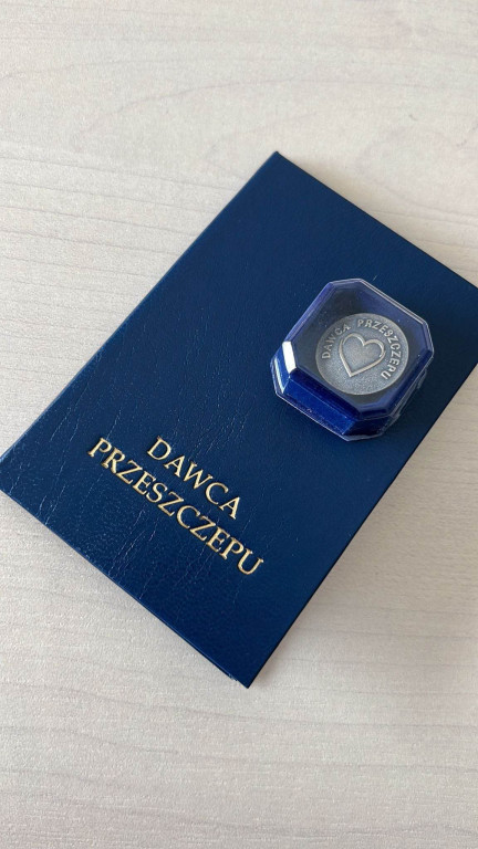 Jarociński policjant został dawcą szpiku