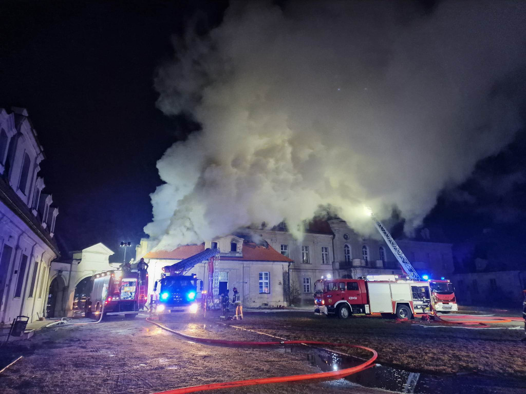 Pożar pałacu w Pępowie