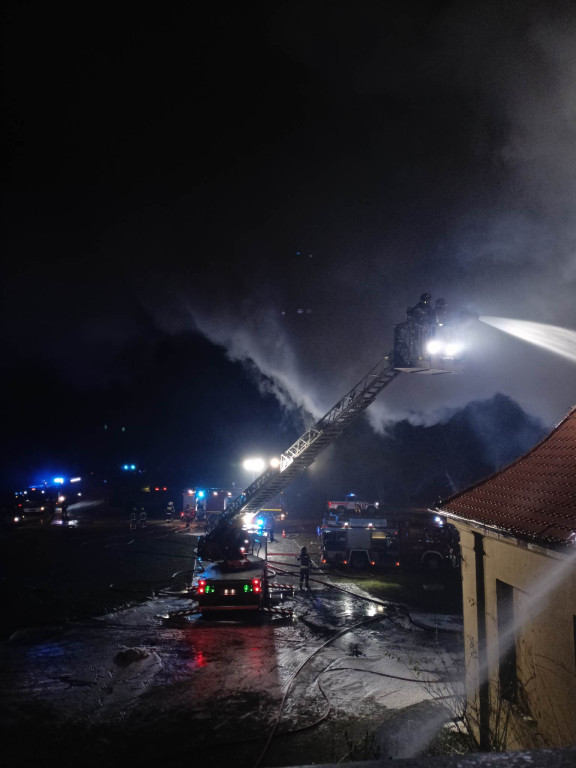 Pożar pałacu w Pępowie