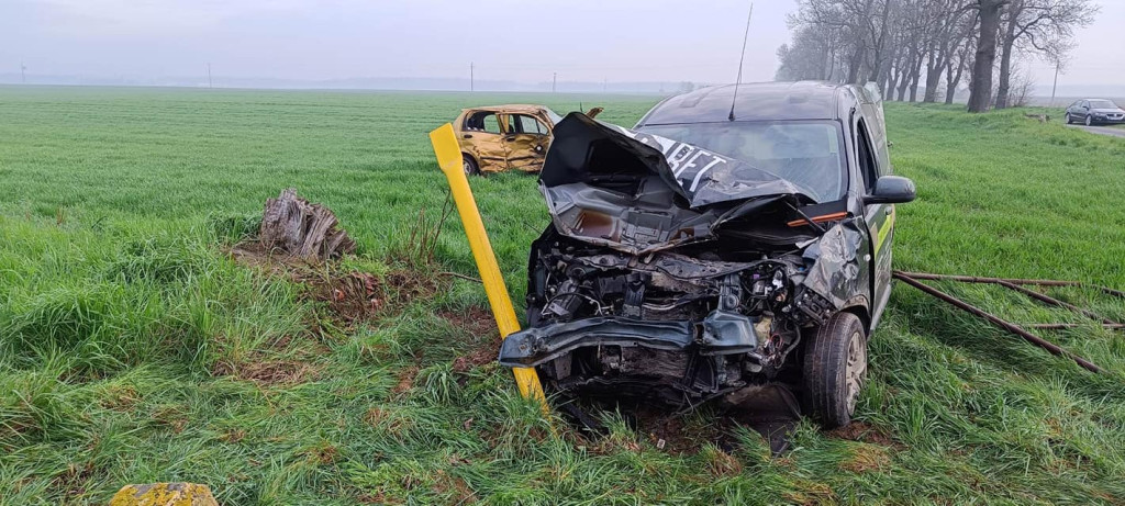 Wypadek między Chrzanem a Klęką