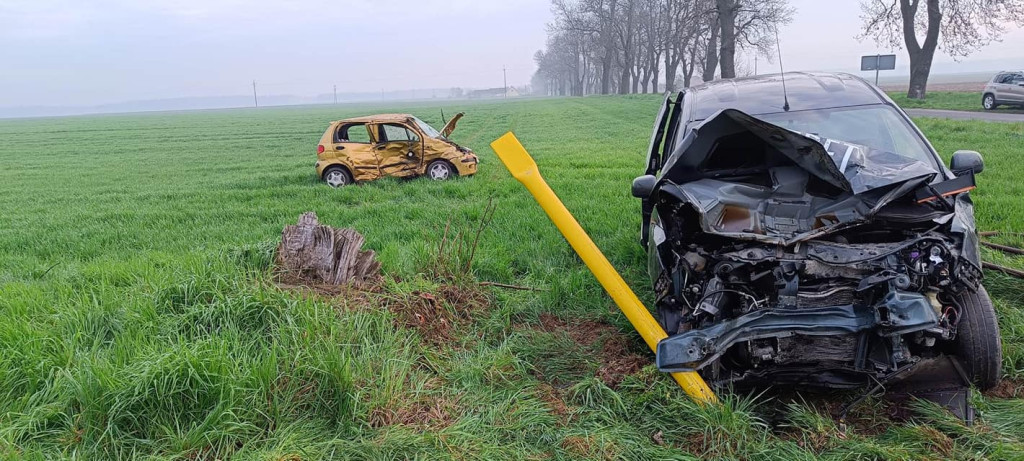Wypadek między Chrzanem a Klęką