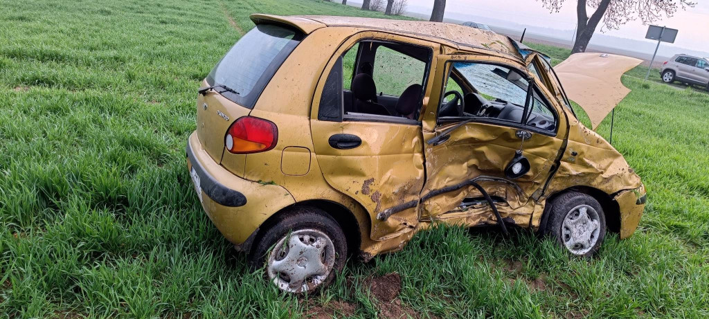 Wypadek między Chrzanem a Klęką