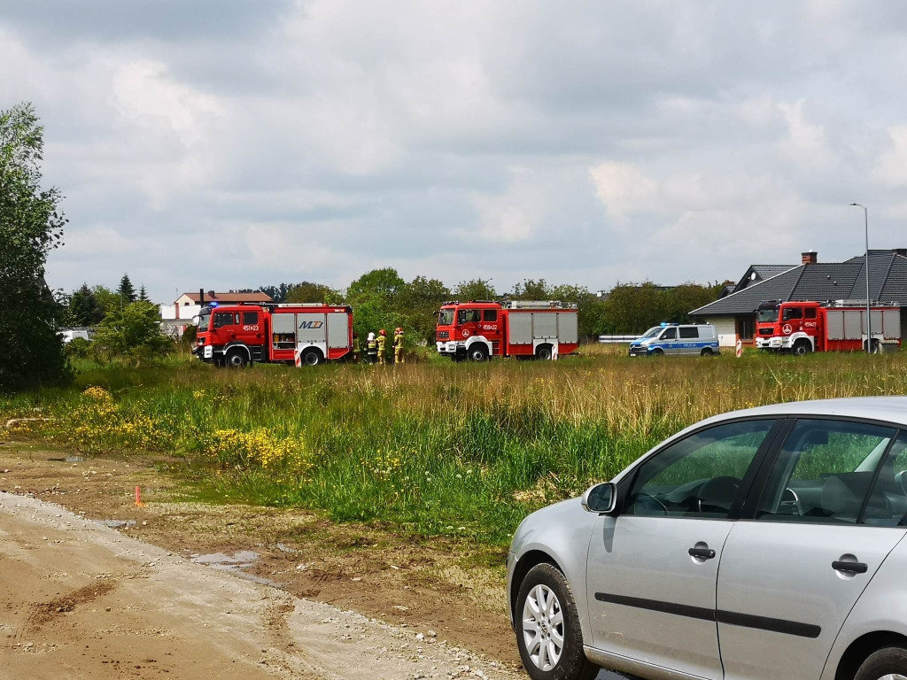 Uszkodzony gazociąg w Jarocinie