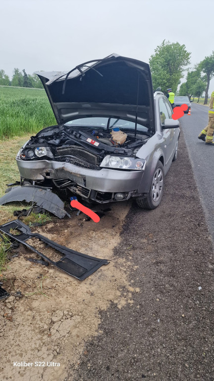 Wypadek między Komorzem a Klęką
