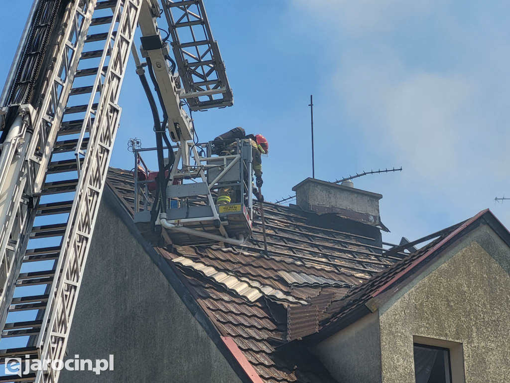 Pożar budynku wielorodzinnego w Śremie