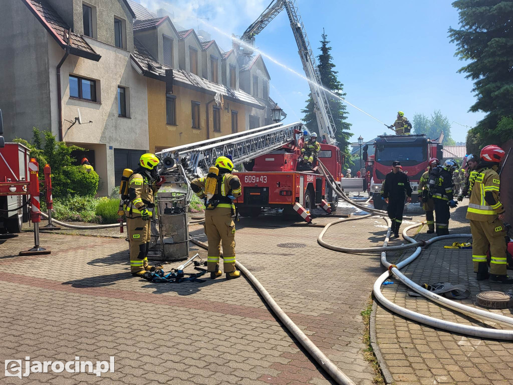 Pożar budynku wielorodzinnego w Śremie