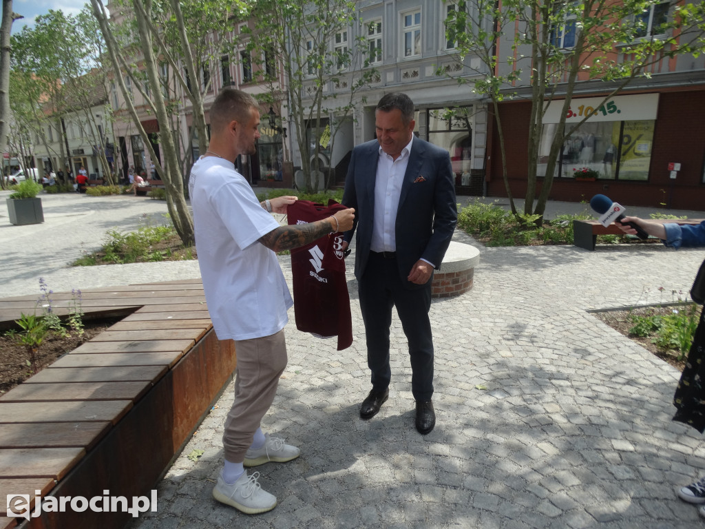 Konferencja prasowa Karoli Linettego i Adama Pawlickiego