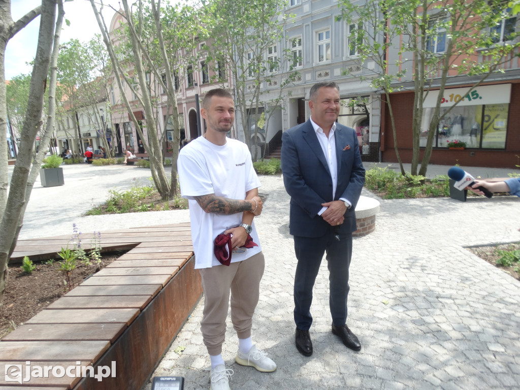 Konferencja prasowa Karoli Linettego i Adama Pawlickiego