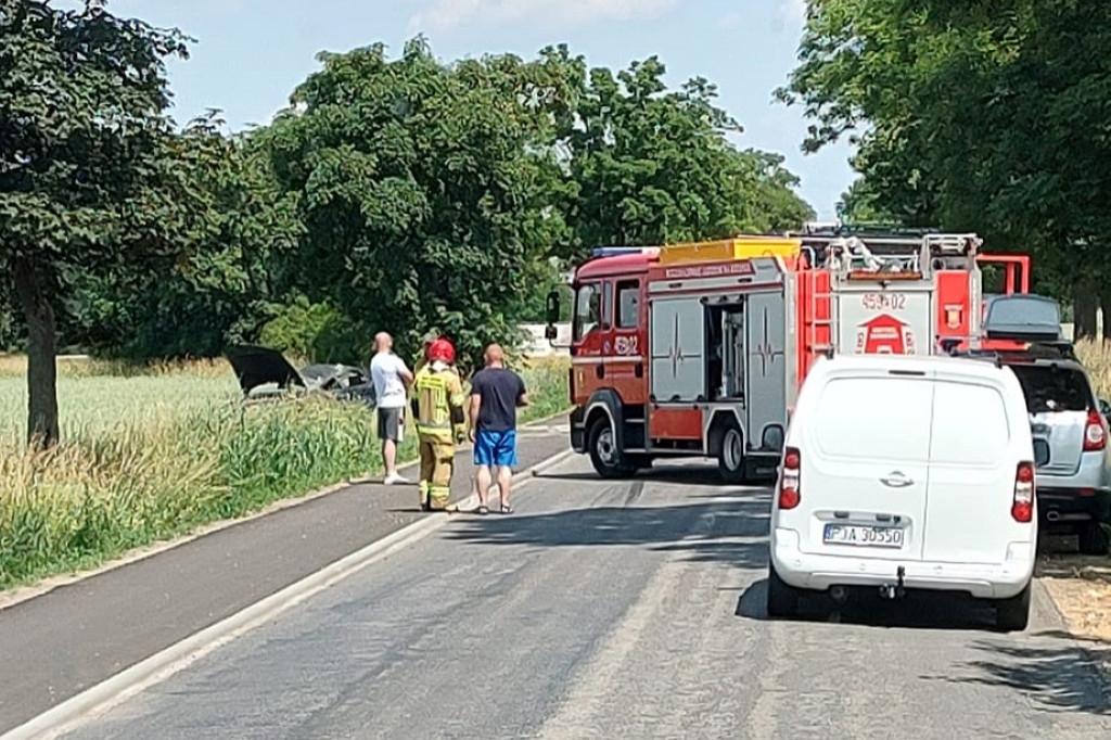 Wypadek w Roszkowie