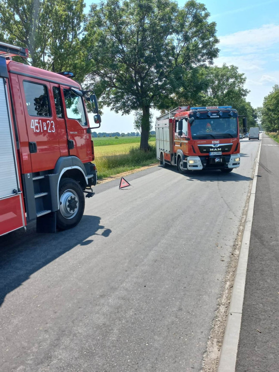 Wypadek w Roszkowie