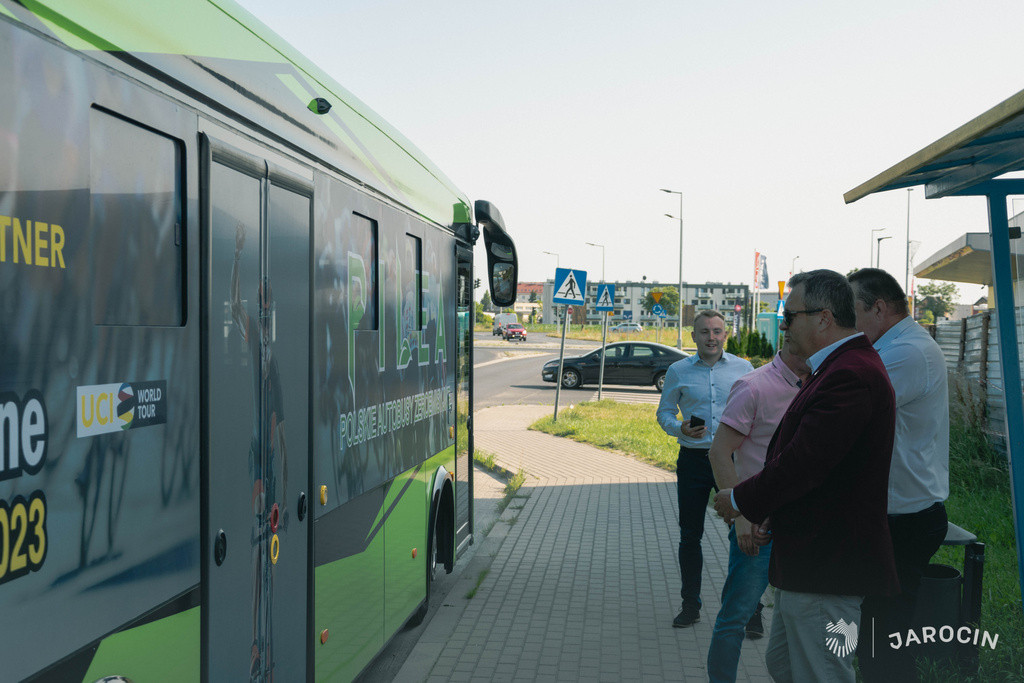 Elektroniczny autobus w Jarocinie