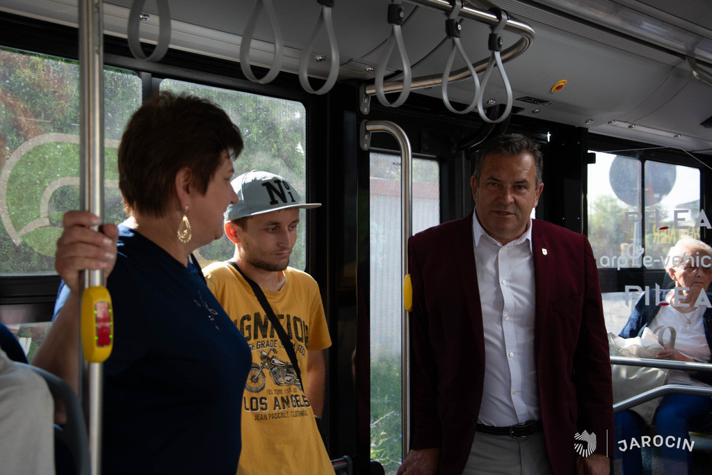 Elektroniczny autobus w Jarocinie