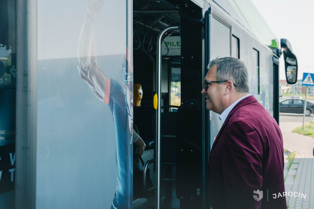 Elektroniczny autobus w Jarocinie