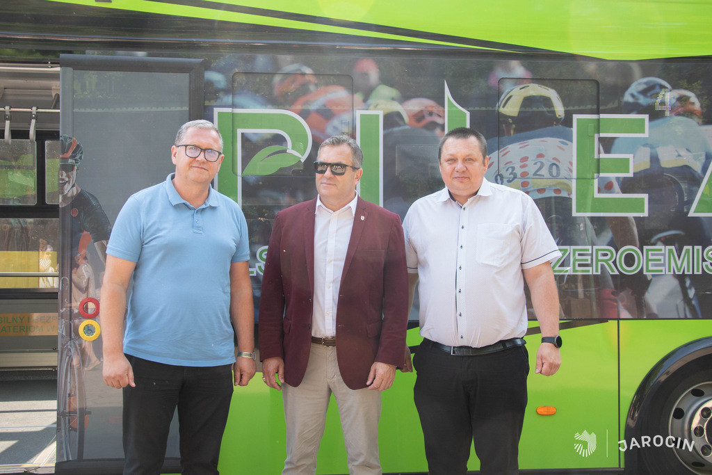 Elektroniczny autobus w Jarocinie