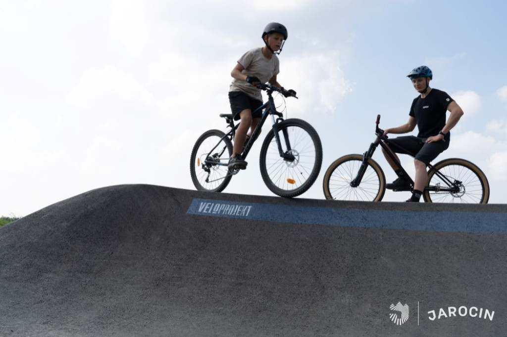 Uczyli się jak dobrze jeździć na pumptracku