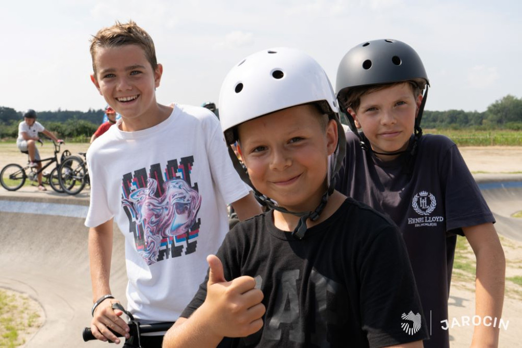 Uczyli się jak dobrze jeździć na pumptracku