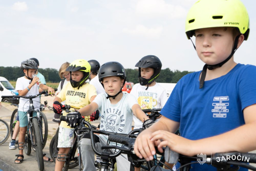 Uczyli się jak dobrze jeździć na pumptracku