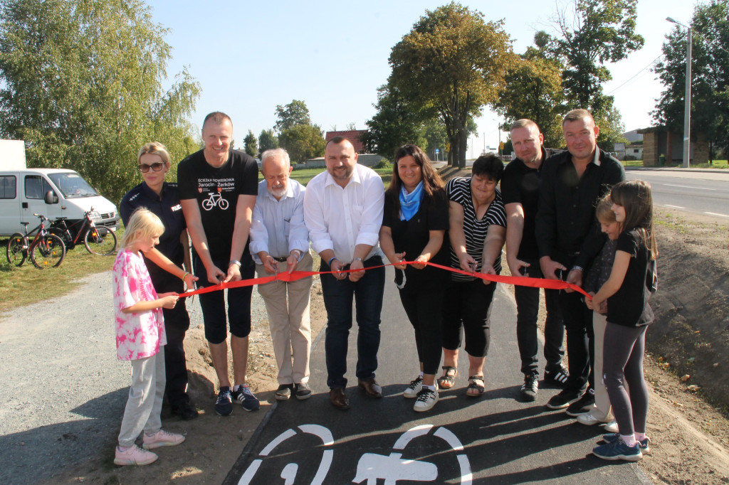 Otwarcie ścieżki rowerowej Żerków-Chrzan